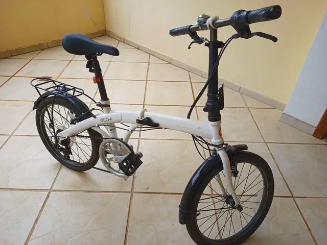 bike bicicleta dobr vel durban eco branca aro 20 de 6 velocidades