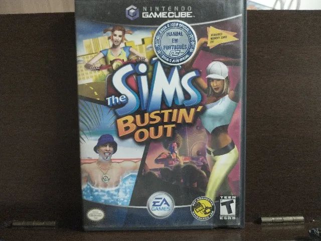 The Sims Bustin Out Nintendo Gamecube Original em perfeito estado