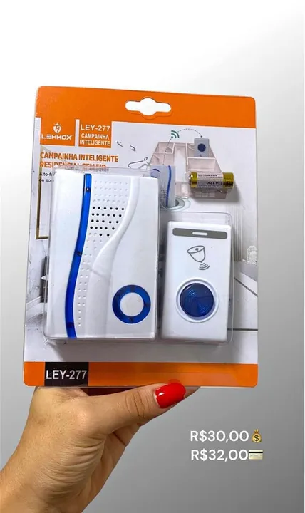 Campainha Inteligente Sem Fio Lehmox LEY-277