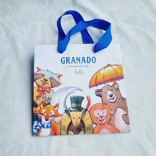 sacola granado bebê 20 x 20 x 10 cm - Foto 6