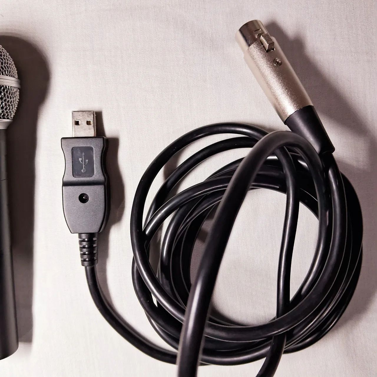 Microfone profissional + cabo USB + protetor - Foto 5