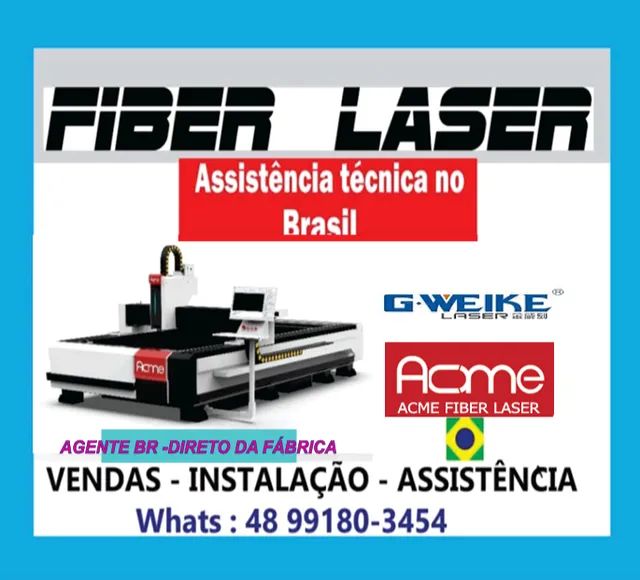 Máquina Fiber Laser 1500w Brasil