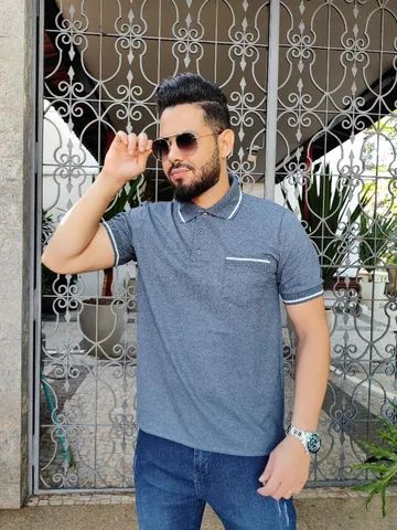 Novas Gola Polo VILLEJACK com zipper  - Foto 5