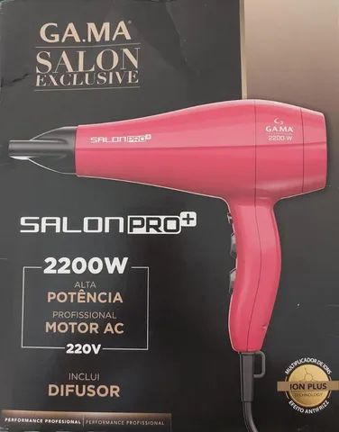 Salon Pro Secador De Pelo Rosa Secador De Cabelo Salon Pro Plus 3D