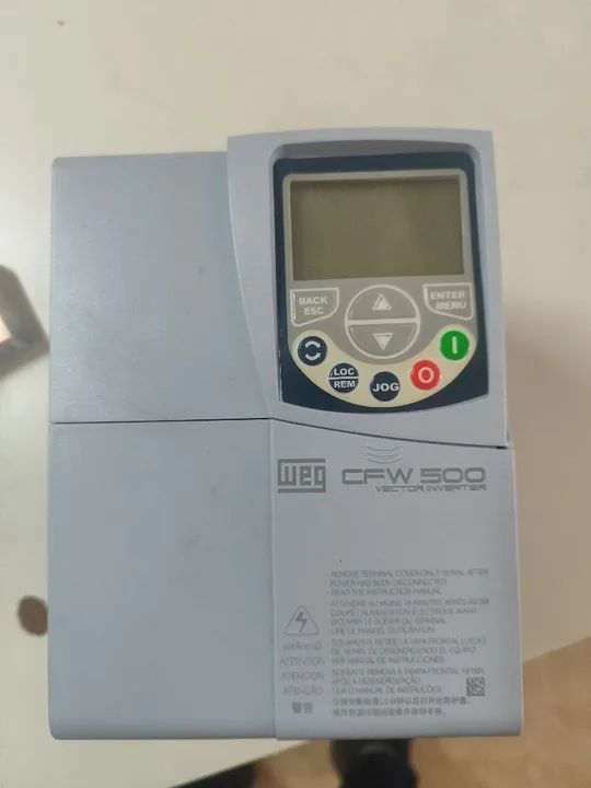 Inversor de frequência Weg CFW 500 novo.