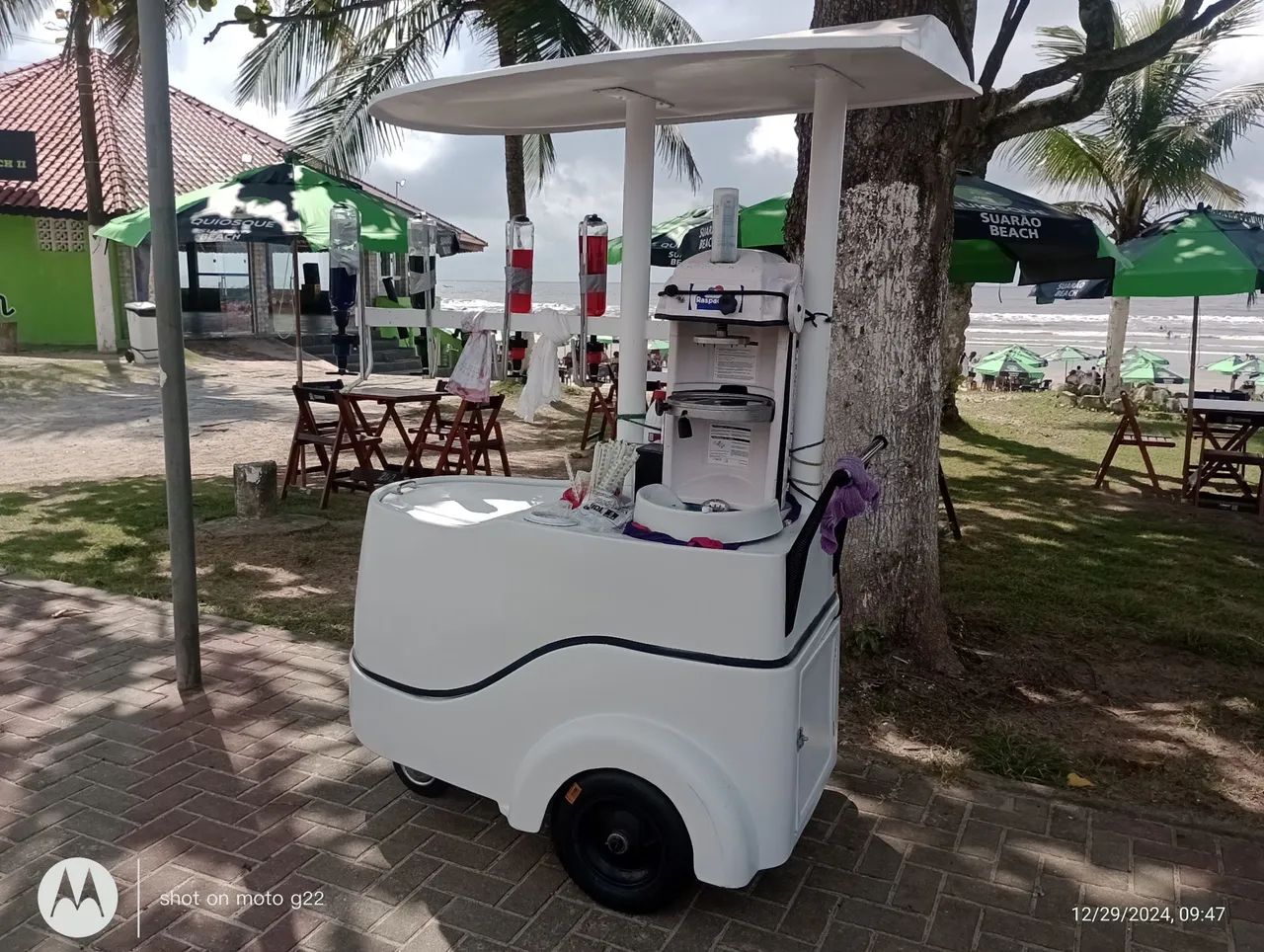 Carrinho de raspadinha motorizado ac. troca - Foto 3