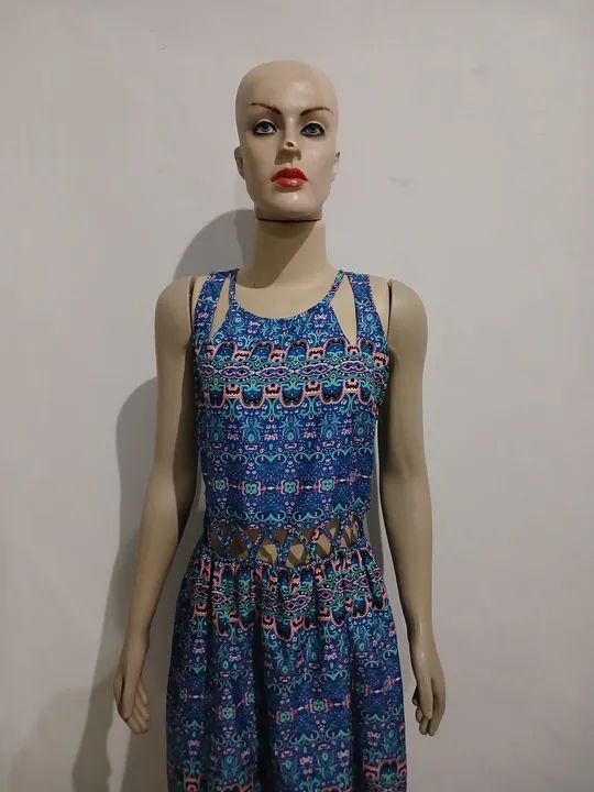 Vestido roxo azul mandala  - Foto 5
