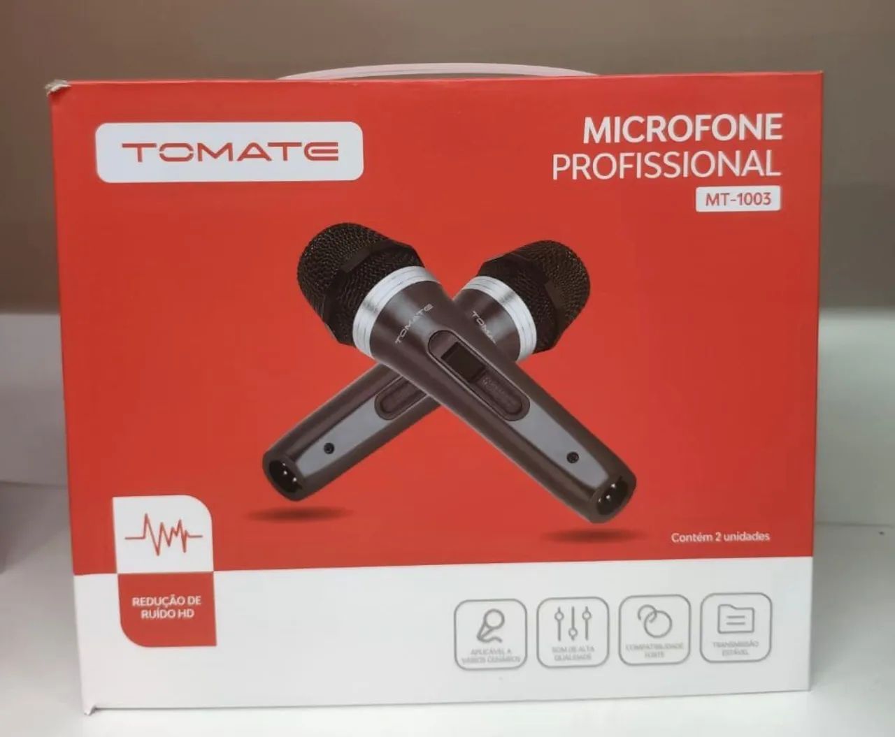 Microfone Profissional Tomate - Kit com 2 - Foto 4