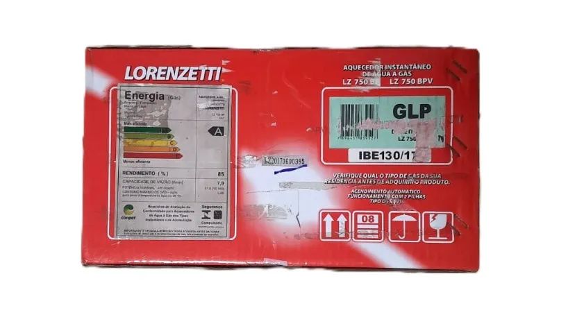 Aquecedor De Água a Gás - Lorenzetti LZ750BP para GLP- Vazão 7,0L Cor Branco - Foto 2