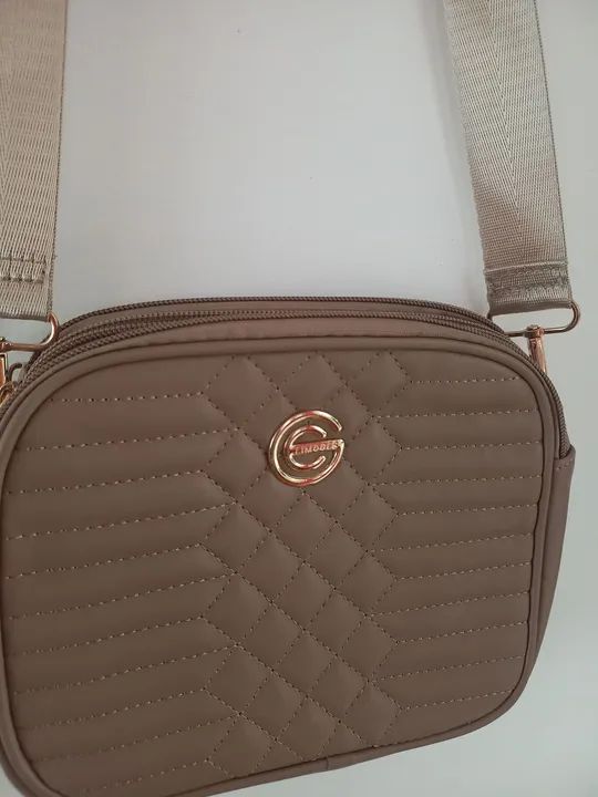 Bolsa de Ombro Marrom - Foto 2