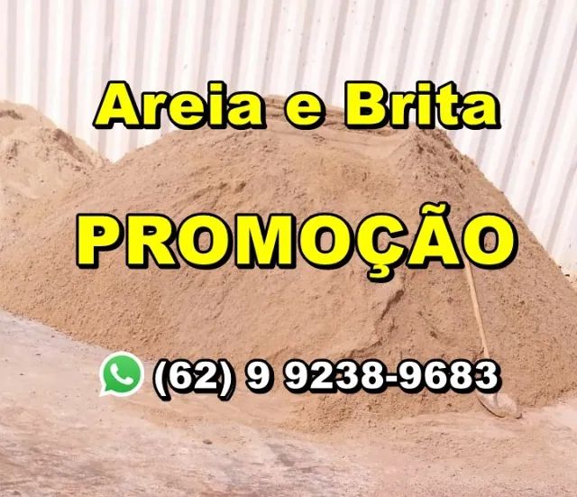 Areia e Brita de Qualidade - Entrega Rápida!
