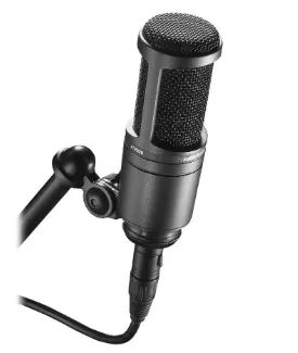 Microfone Audio-technica At2020 Condensador Cardioide Cor Preto - Foto 5