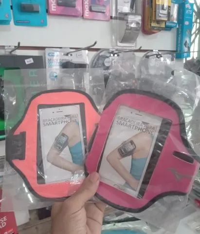 Braçadeira pra celular de 5 a 6,5 Polegadas 