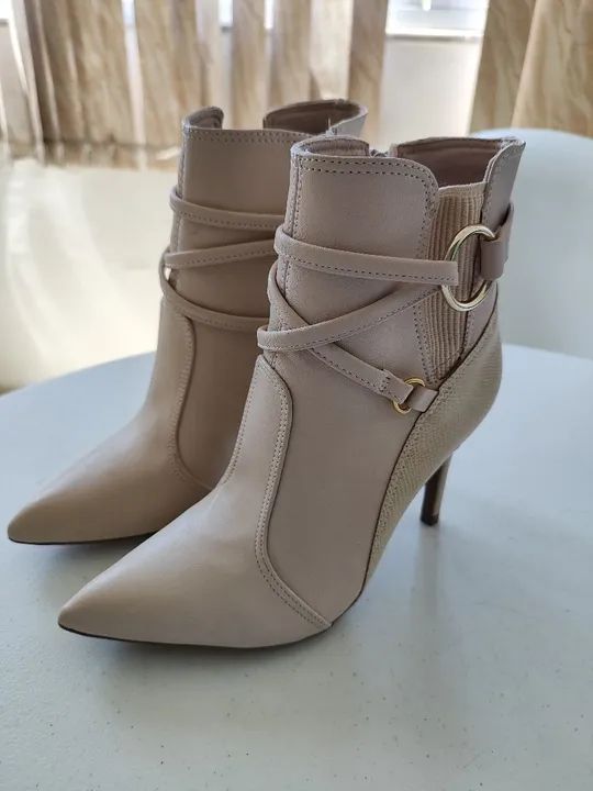Bota Constance, n. 34, offwhite, cor creme - Foto 2