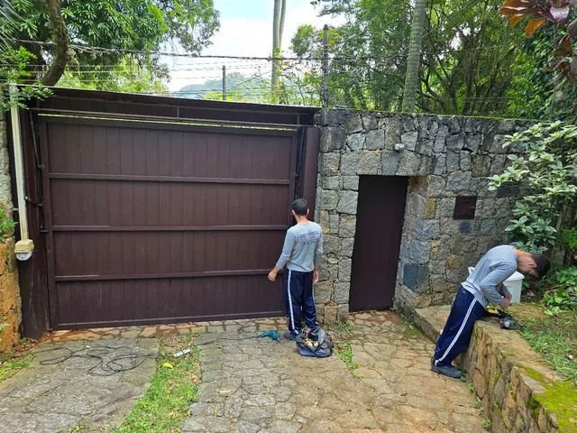 Portão de alumínio em Aço Corten. - Foto 4