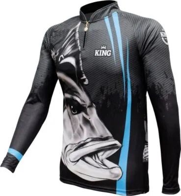 Camisa De Pesca Com Faixa Azul - Foto 2