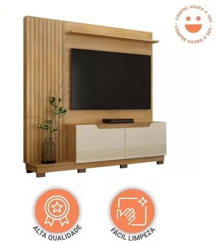 Estante Home P/ TV Até 80 Polegadas. ?NOVEMBRO BLACK? - Foto 6