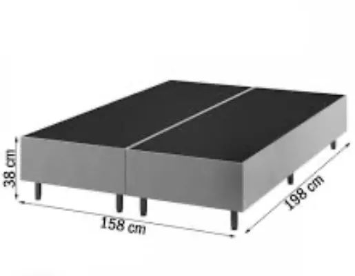 Cama box suporte king