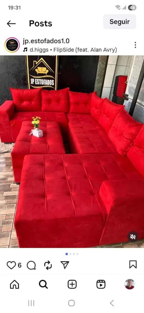 CONJUNTO DE SOFÁ ENTREGA GRÁTIS 