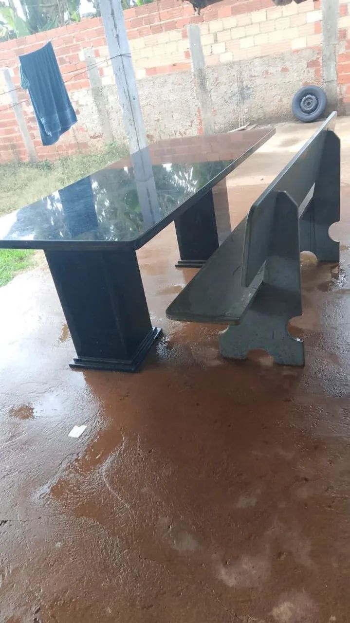 Mesa de granito verde