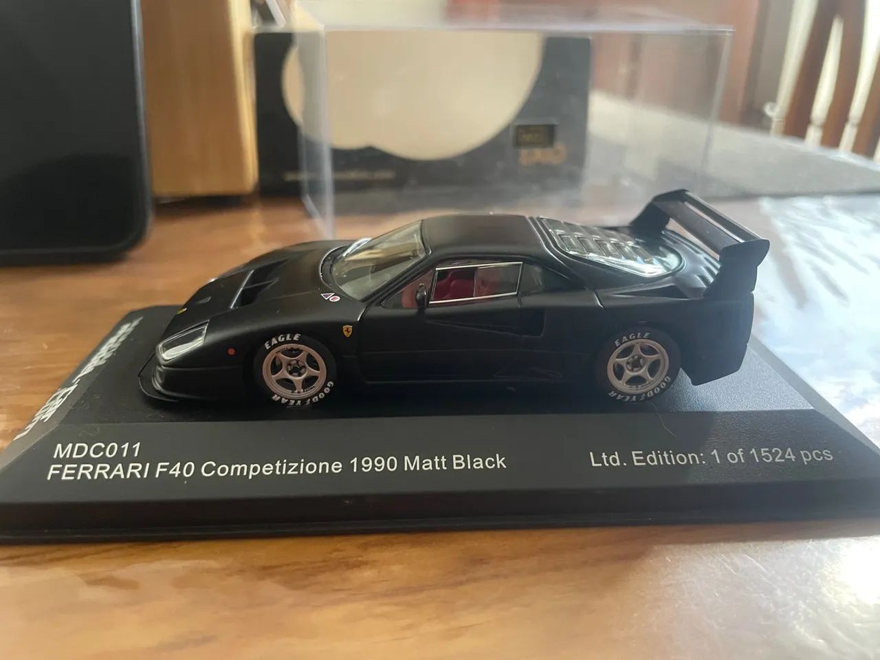 Miniatura Ferrari F40 Competizione 1990 Matt Black - Hobbies e