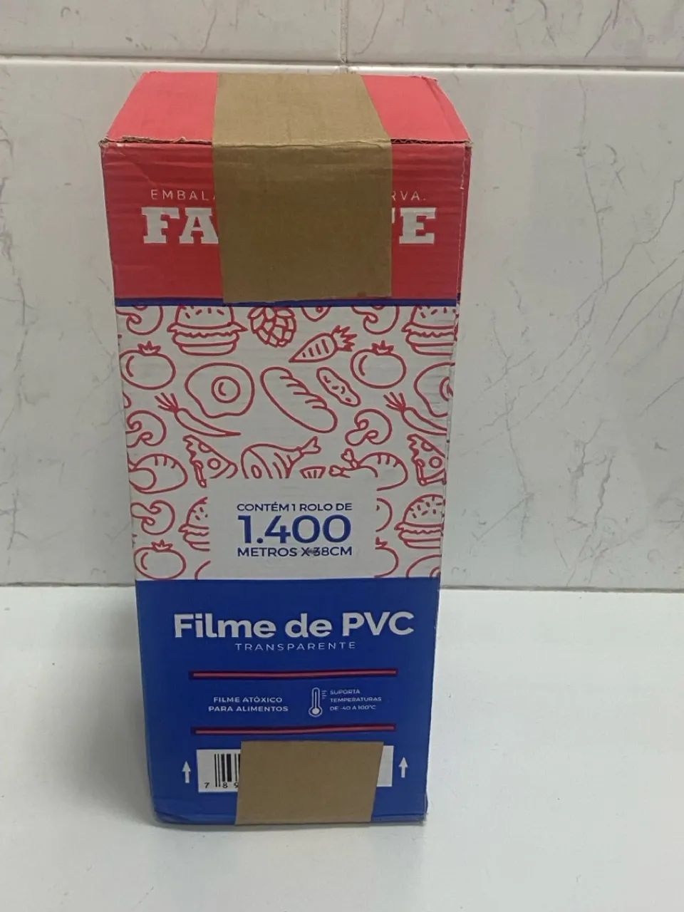 Filme PVC transparente 1,400 metros x 38cm - Foto 3