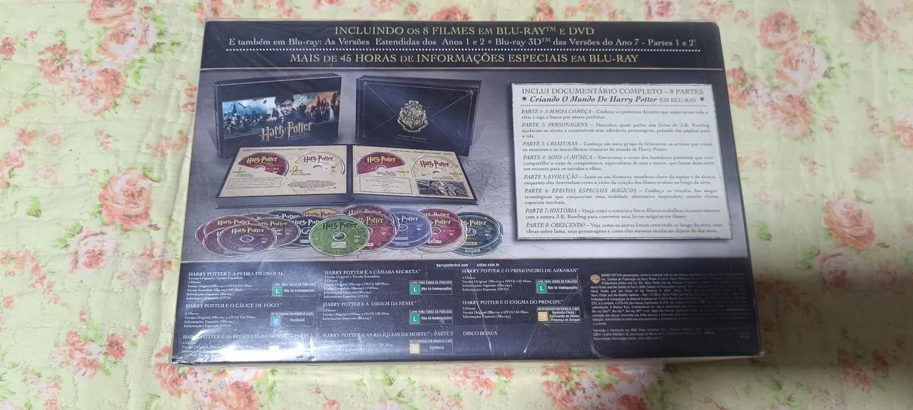 Coleção Harry Potter Hogwarts - Blu-ray + DVD - 31 Discos - Foto 2