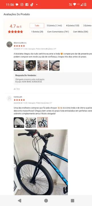 BICICLETA ARO 29 AXW AÇO CARBONO FREIO A DISCO 21 MARCHAS BIKE ADULTA - Foto 2