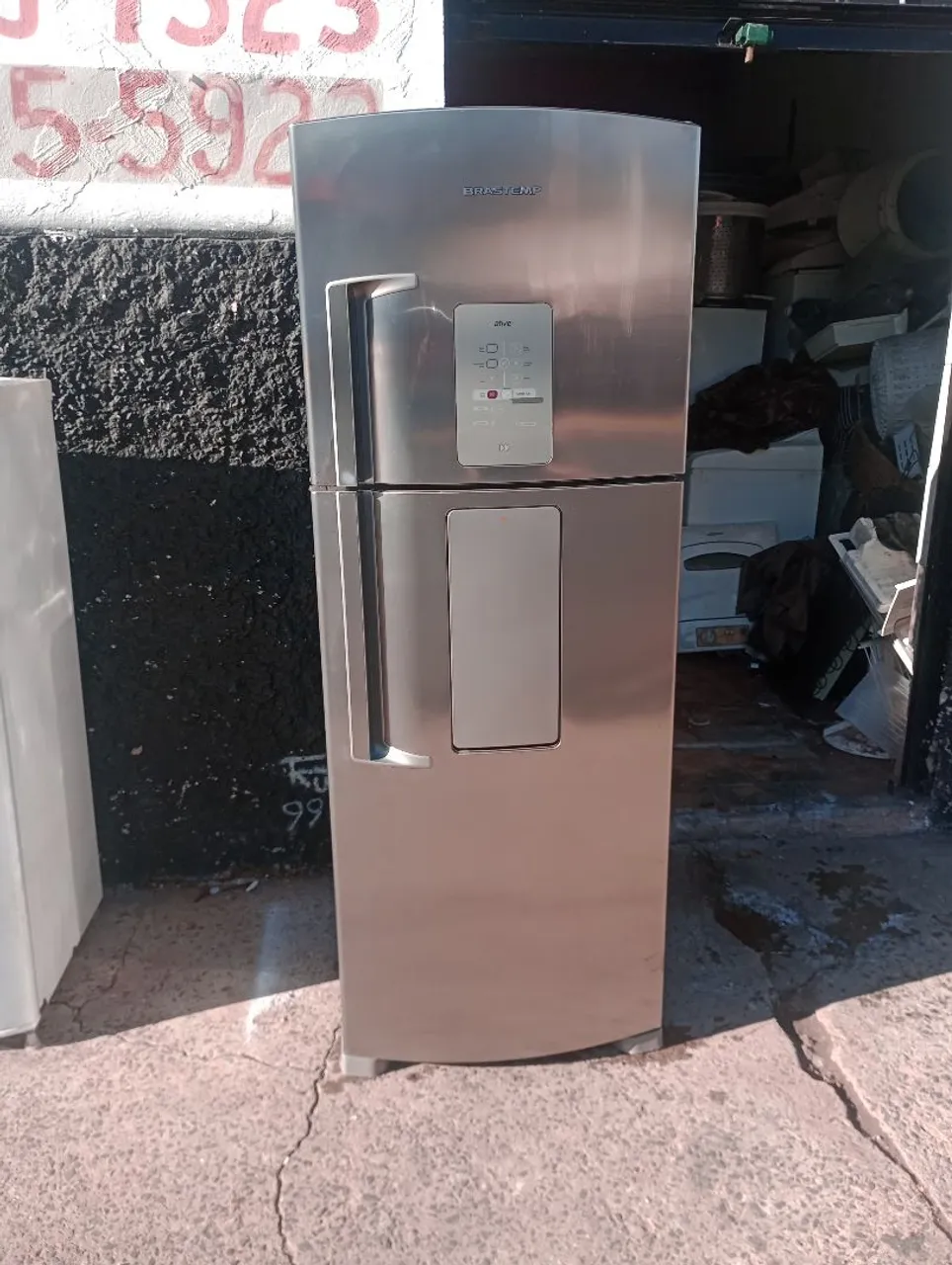 Geladeira Brastemp Ative com garantia de três meses aceito cartão