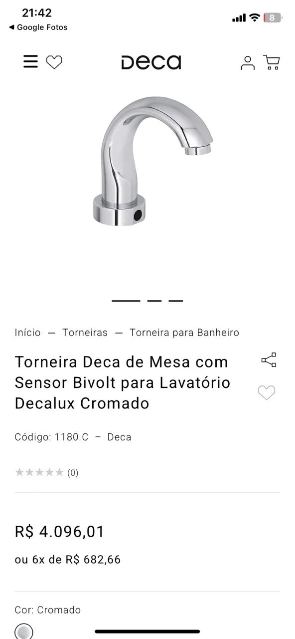 Torneira bivolt imperdível 64840810873729120