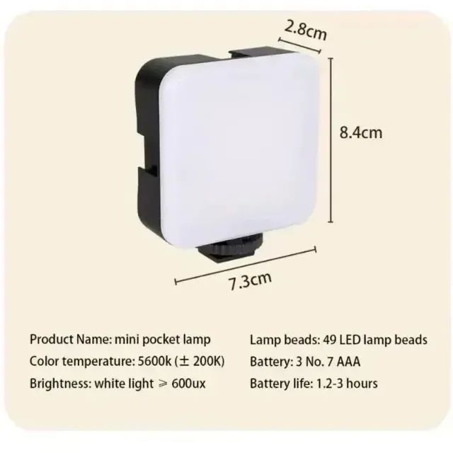 KIT VIDEOMAKER COM LUZ LED E MICROFONE  - Foto 2