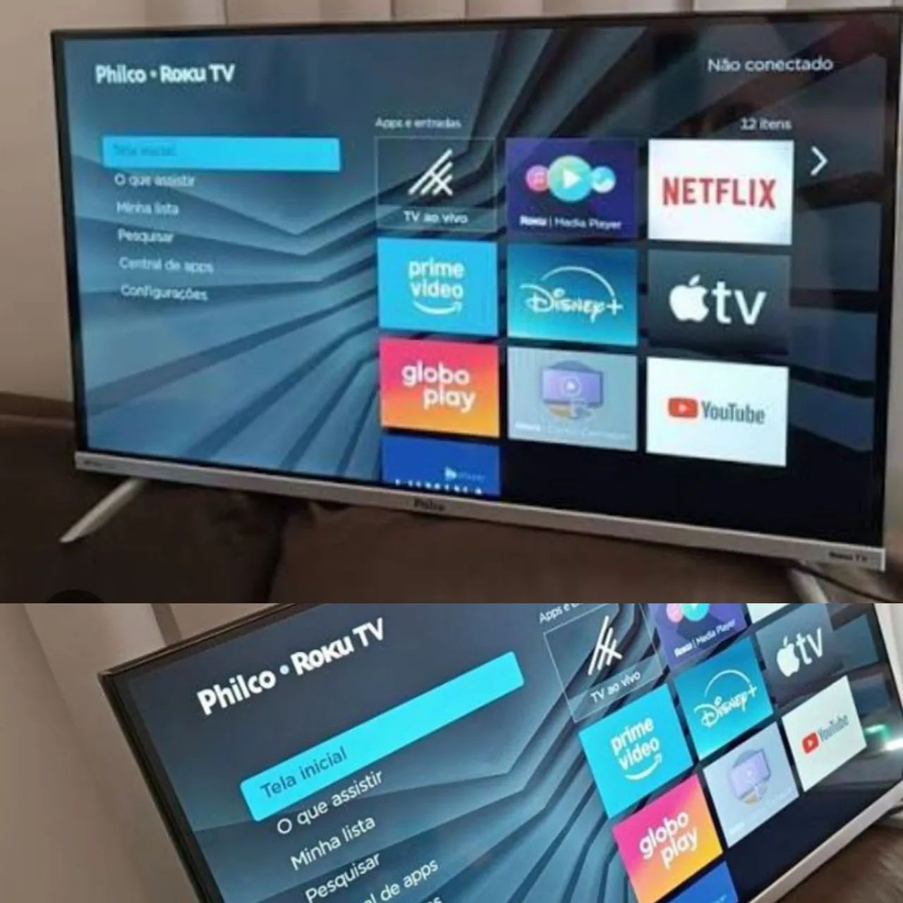 Tv Roku 32 polegadas 6 meses de uso