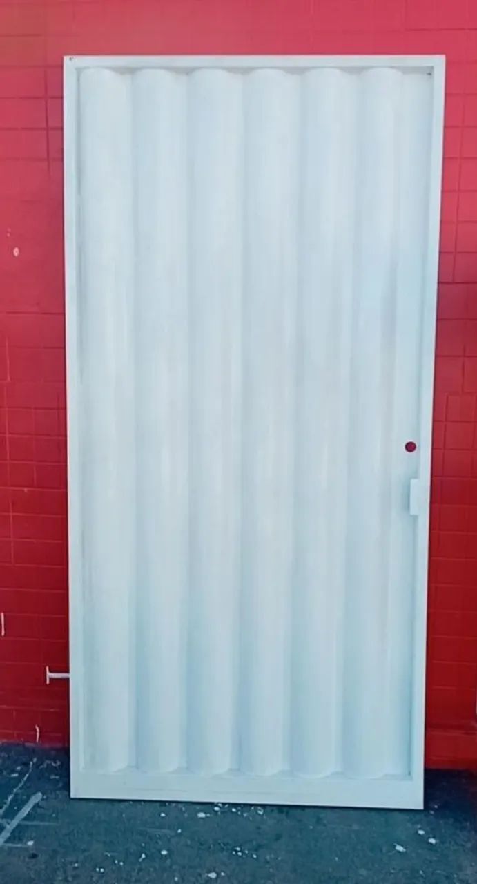 Galvanized steel painted social gate, 1.05 m wide × 2.70 m high. Never used!64717311300865122