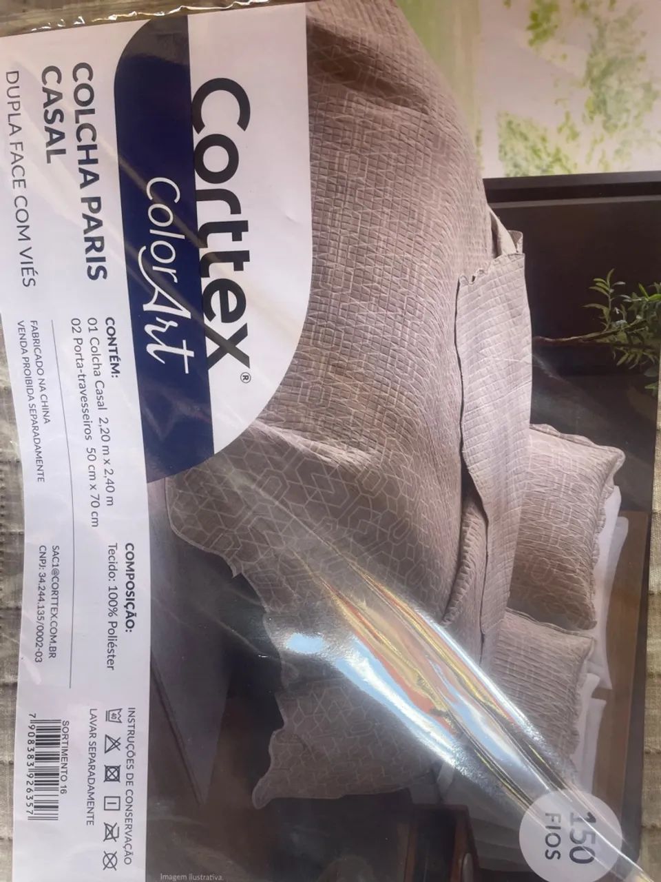 Colcha Casal Paris Color Art - Duas Faces - 220x240cm - Foto 3