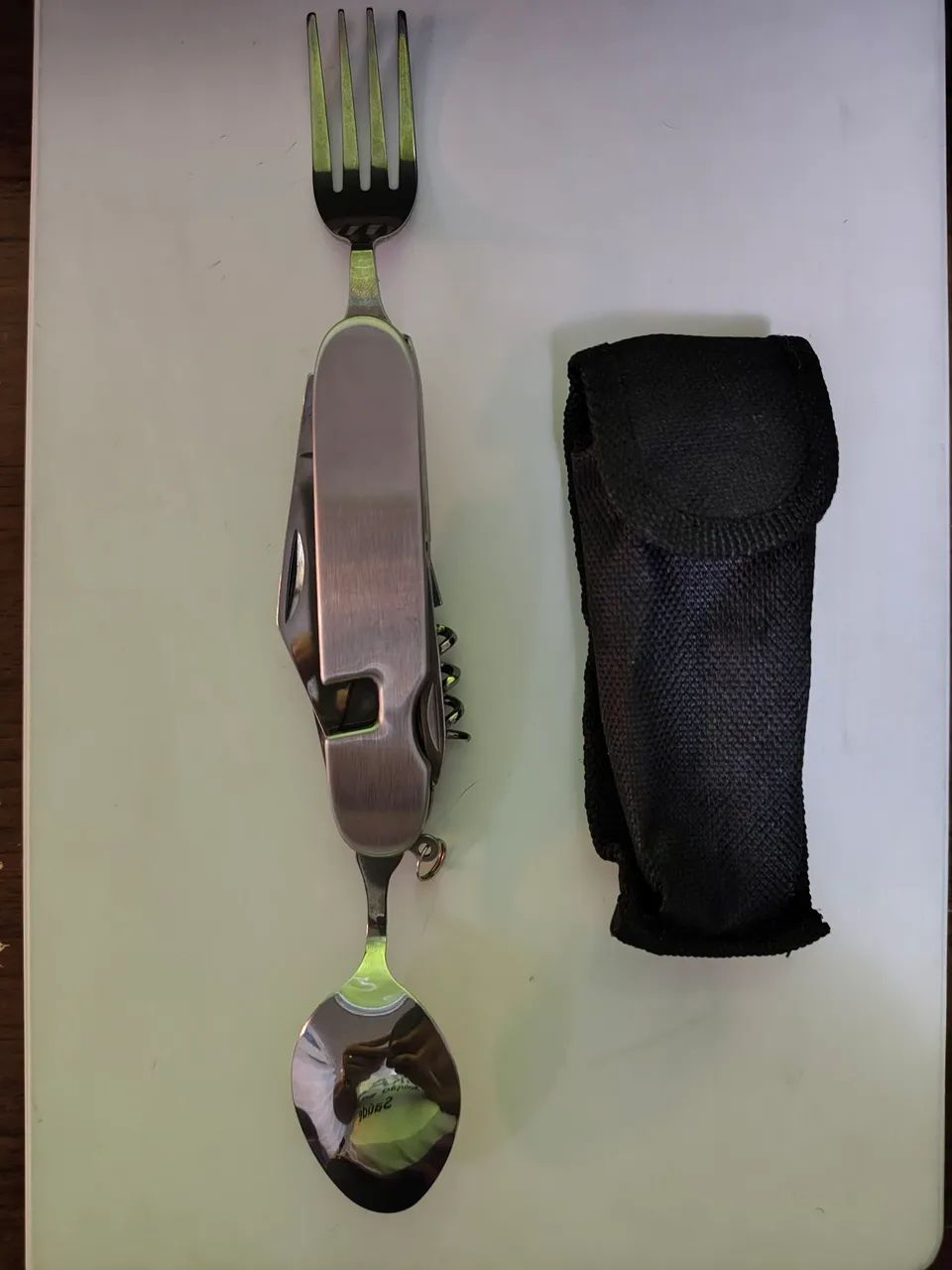Conjunto de talheres multifuncional para camping - Foto 2