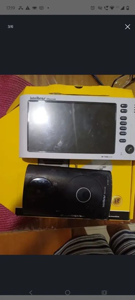 Interfone Intelbras Maxcom W7000 LCD63825080456707121