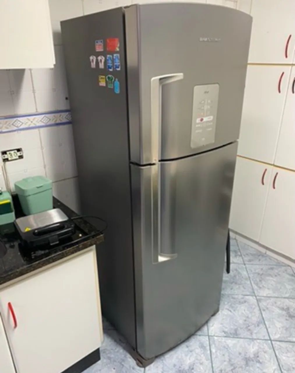 ?  Mudança ? Geladeira Brastemp inox grande 