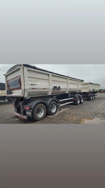 Rodocaçamba Randon 2019 31 m3 e dolly - Foto 3