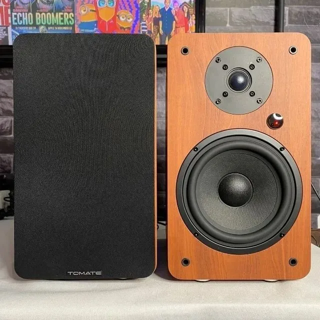 Monitor De Audio Caixa De Som Ativa Bluetooth 5.0 190W Entrada Optica E Auxiliar RCA E HMD