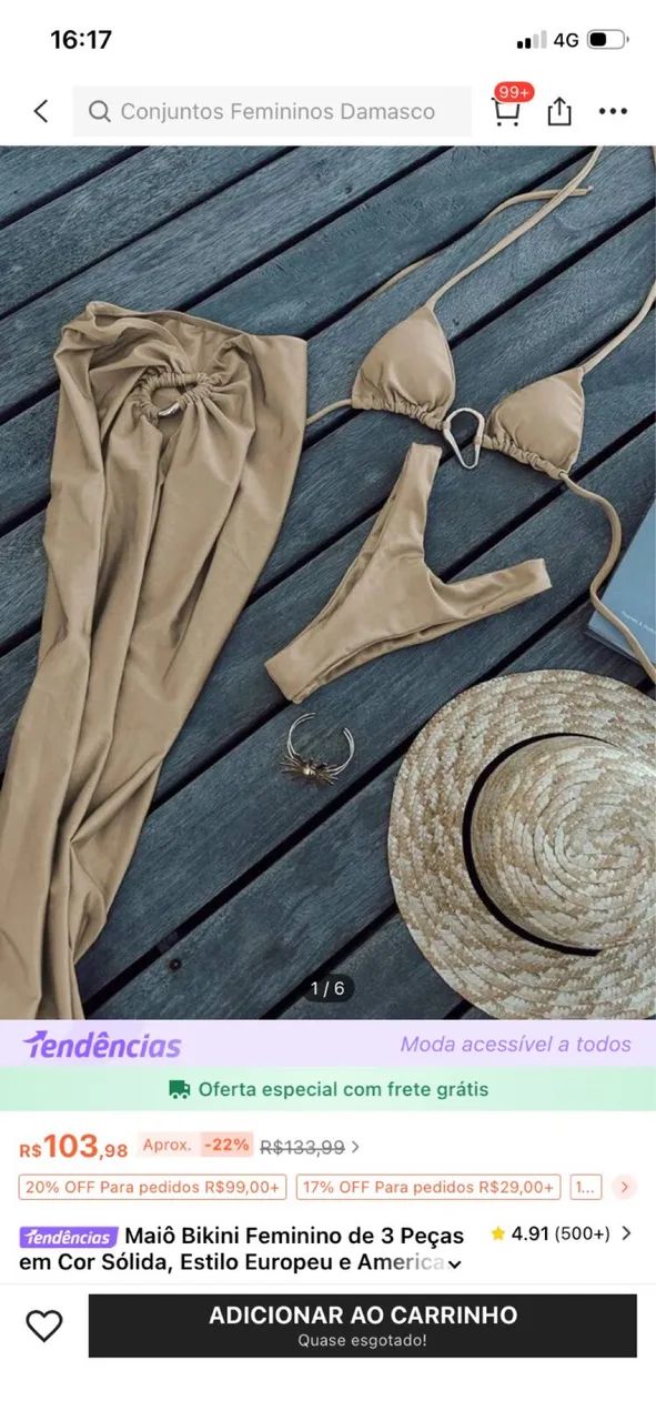 Conjunto biquíni 