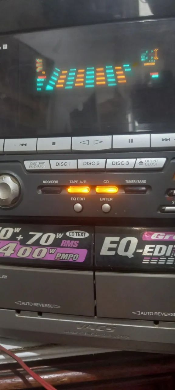 Aparelho Som Micro System Mini System Sony Mhc-dx1 Vendido no estado - Foto 3