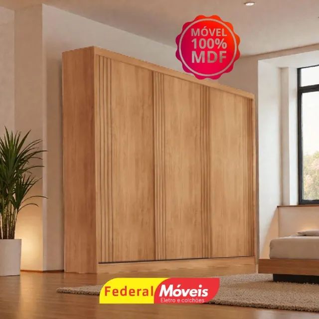 Guarda Roupa 100% MDF (TEMOS CREDIÁRIO)