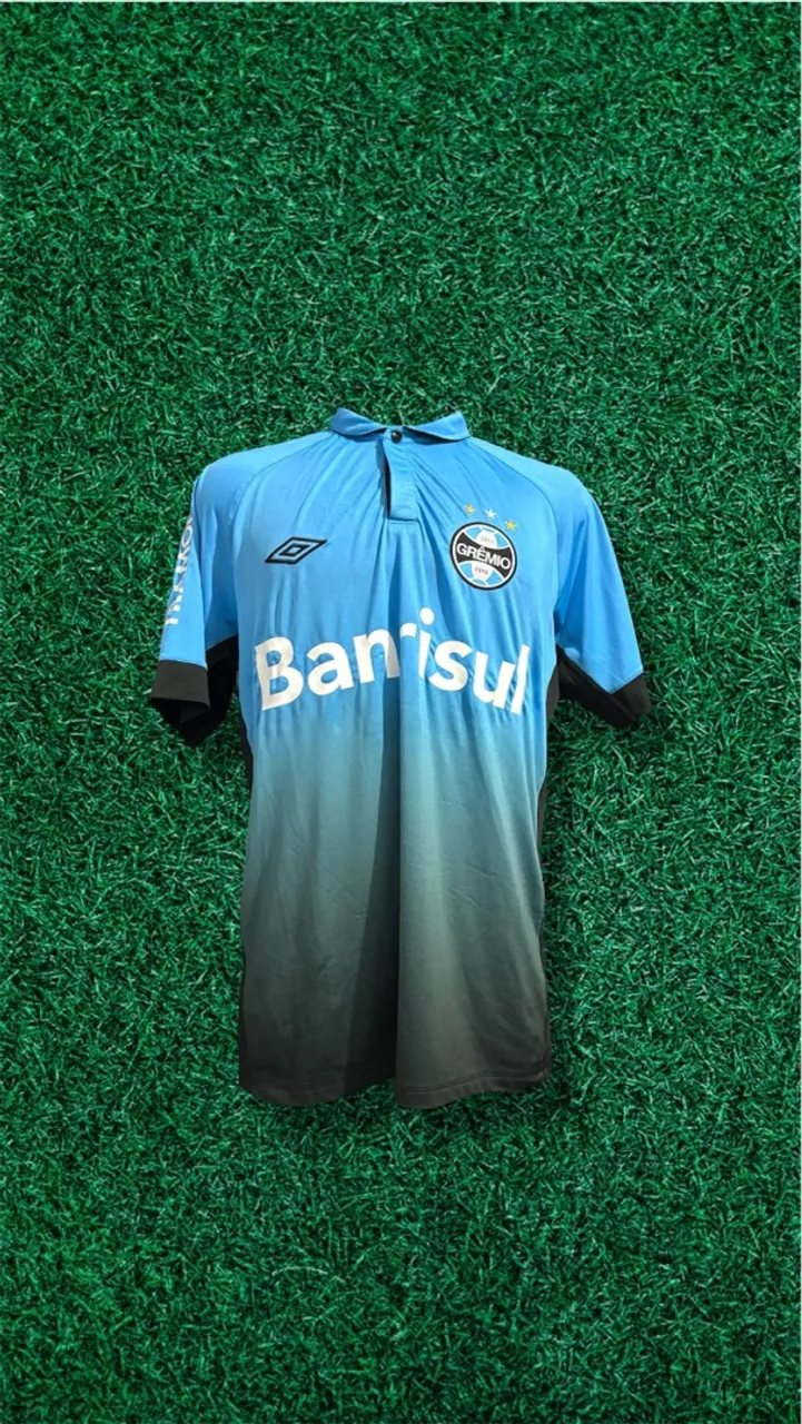 Camisa Grêmio 2015 degrade game Maicon Umbro Banrisul