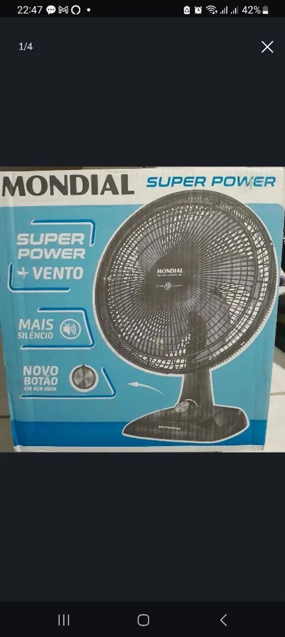 VENTILADOR MONDIAL 40CM