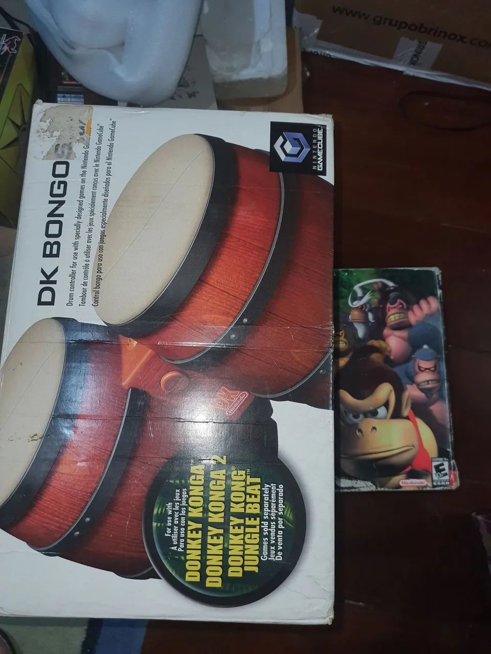 Gamecube DK Bongo Donkey Konga com caixa Nintendo GameCube