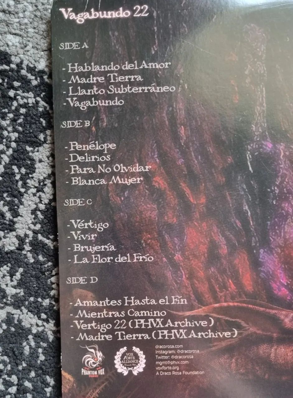 Disco de Vinil Draco Rosa - Vagabundo 22 (2LP - importado - usado) - Foto 3