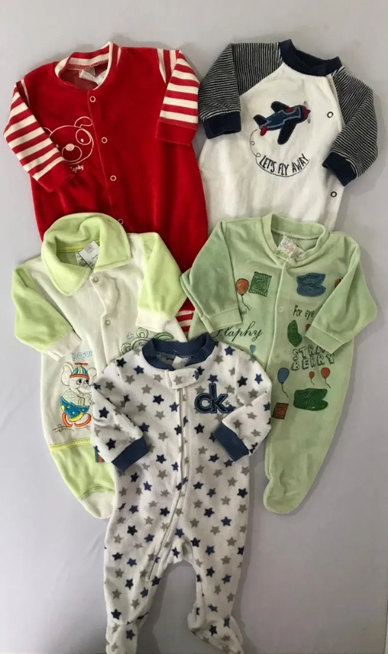 Lote de Macacões de Menino + Brinde Saco de Dormir Carter's