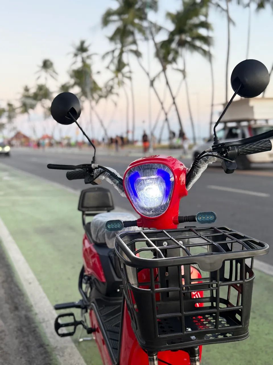 MOTO ELÉTRICA PARA DUAS PESSOAS COMPLETA  - Foto 4
