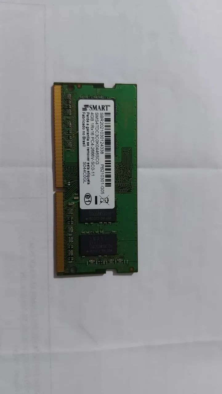 Memória RAM DDR4 Smart 4Gb