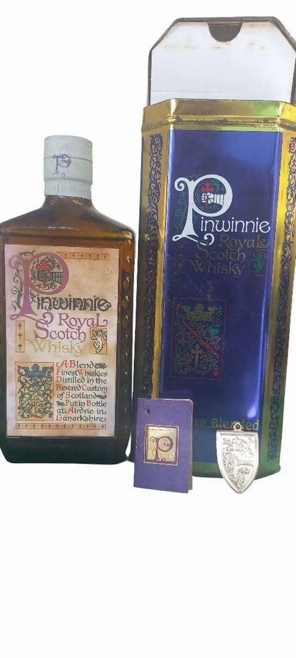 Raro Whisky Pinwinnie Royale Scotch Whisky 750ml, Bom Estado